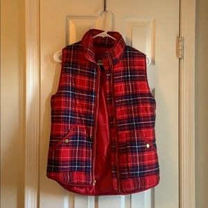 Plaid Vest